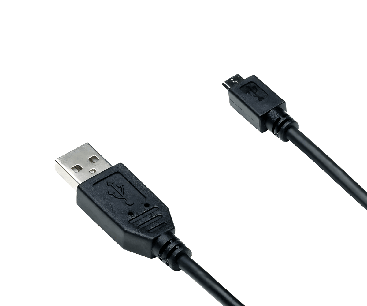 USB - A auf Micro - USB Kabel 0,5m, schwarz - trend - shop.deals