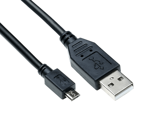USB - A auf Micro - USB Kabel 2,0m, schwarz - trend - shop.deals