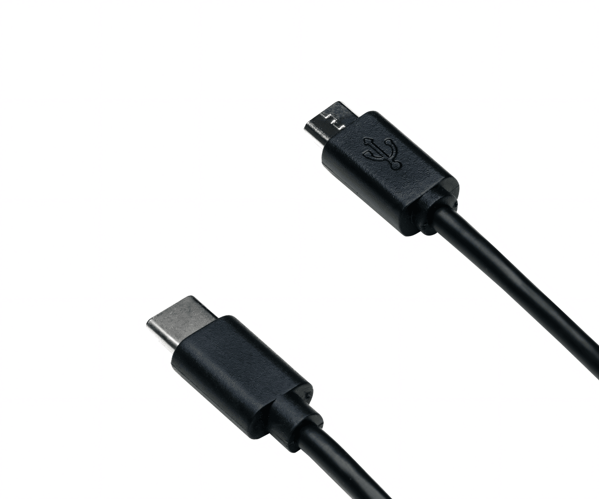 USB - C auf Micro - USB Kabel 0,5m, schwarz - trend - shop.deals