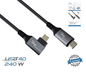 USB - C auf USB - C HQ - Kabel 0,5m, Winkelstecker - trend - shop.deals