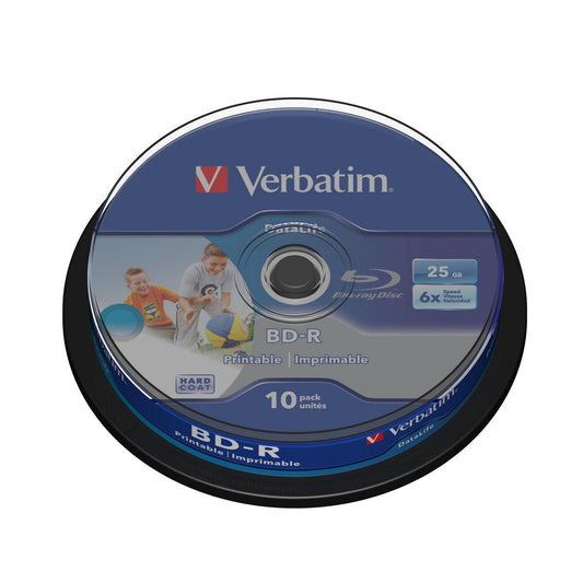 Verbatim 1 x 10 BD - R Blu - Ray - 25GB - 6x Speed - printable - trend - shop.deals