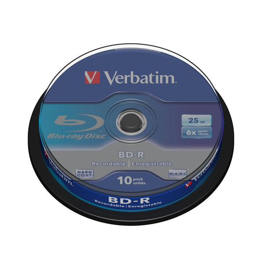 Verbatim 1 x 10 BD - R Blu - Ray - 25GB - 6x Speed - white - blue - trend - shop.deals