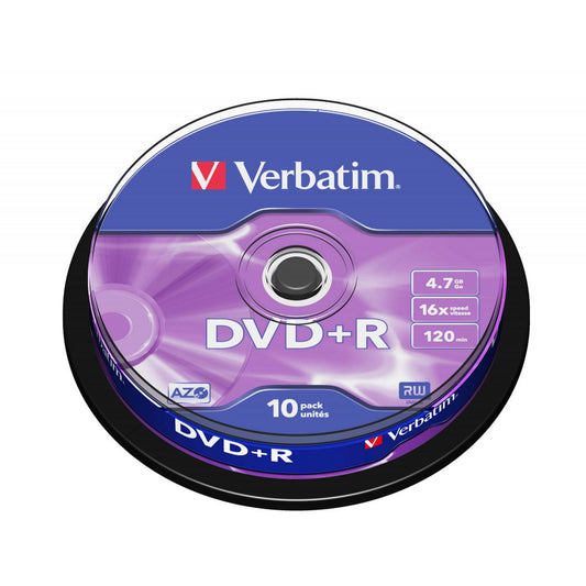 Verbatim 1 x 10 DVD+R - 4,7GB - 16x Speed - matt - silber - trend - shop.deals