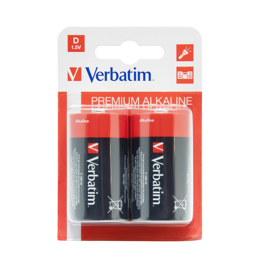 Verbatim 1 x 2 Alkaline Batterie - Mono D - LR20 - trend - shop.deals