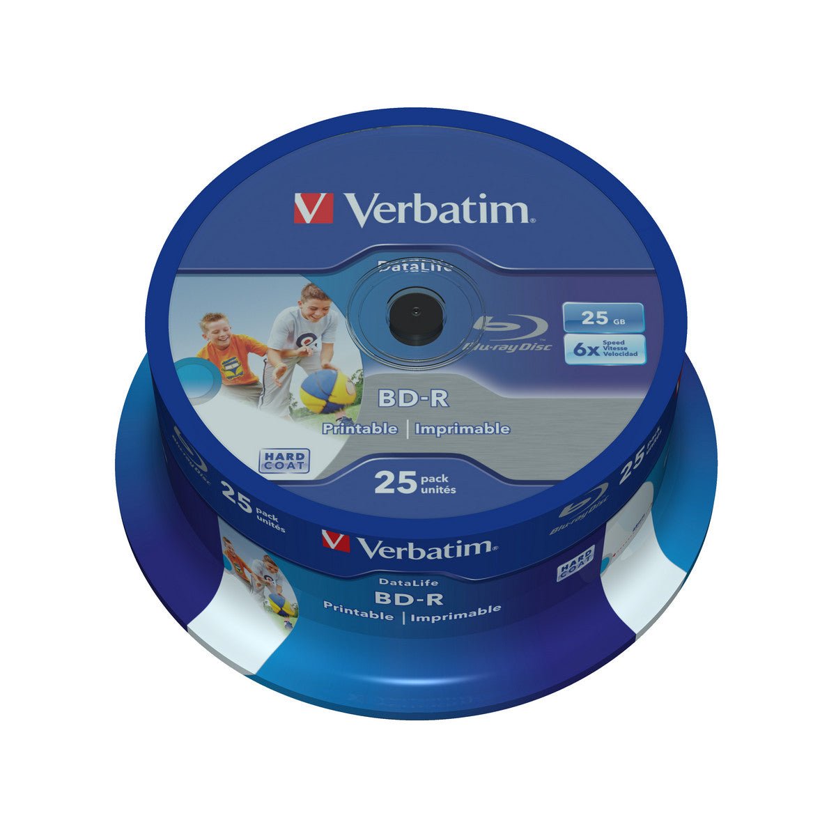Verbatim 1 x 25 BD - R Blu - Ray - 25GB - 6x Speed - wide printable - trend - shop.deals