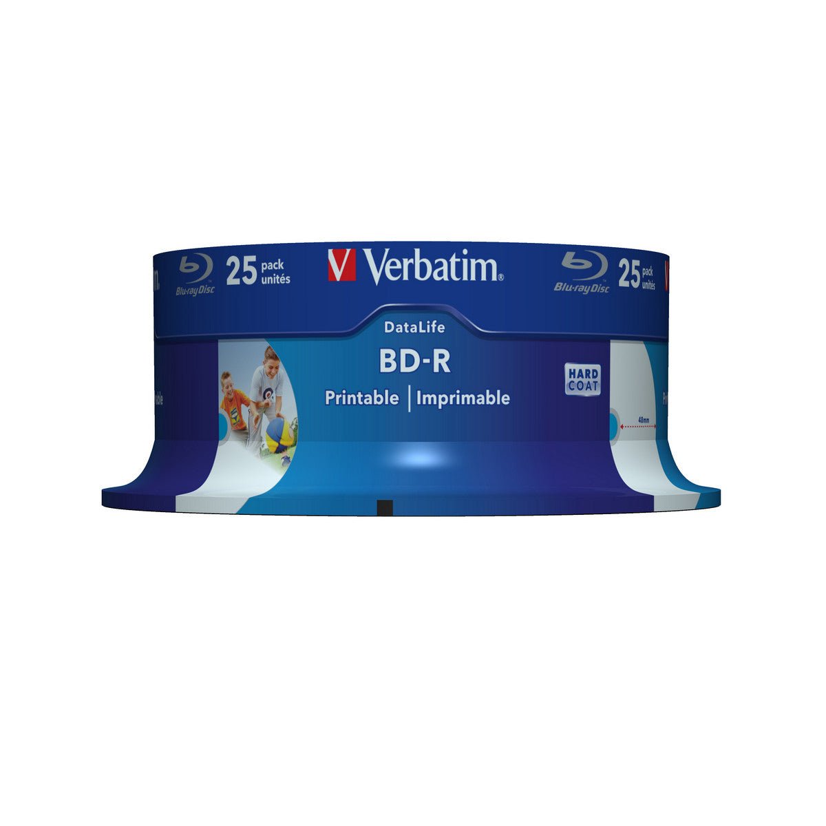 Verbatim 1 x 25 BD - R Blu - Ray - 25GB - 6x Speed - wide printable - trend - shop.deals