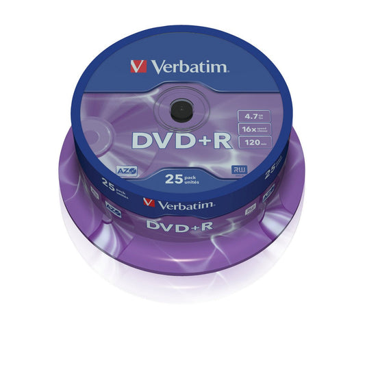 Verbatim 1 x 25 DVD+R - 4,7GB - 16x Speed - matt - silber - trend - shop.deals