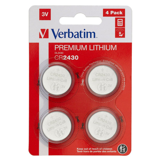 Verbatim 1 x 4 Lithium Batterie - CR2430 - trend - shop.deals