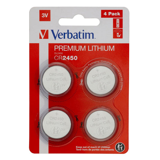 Verbatim 1 x 4 Lithium Batterie - CR2450 - trend - shop.deals