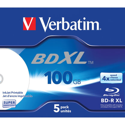 Verbatim 1 x 5 BD - R Blu - Ray - 100GB - 4x Speed - wide printable - Jewel Case - trend - shop.deals