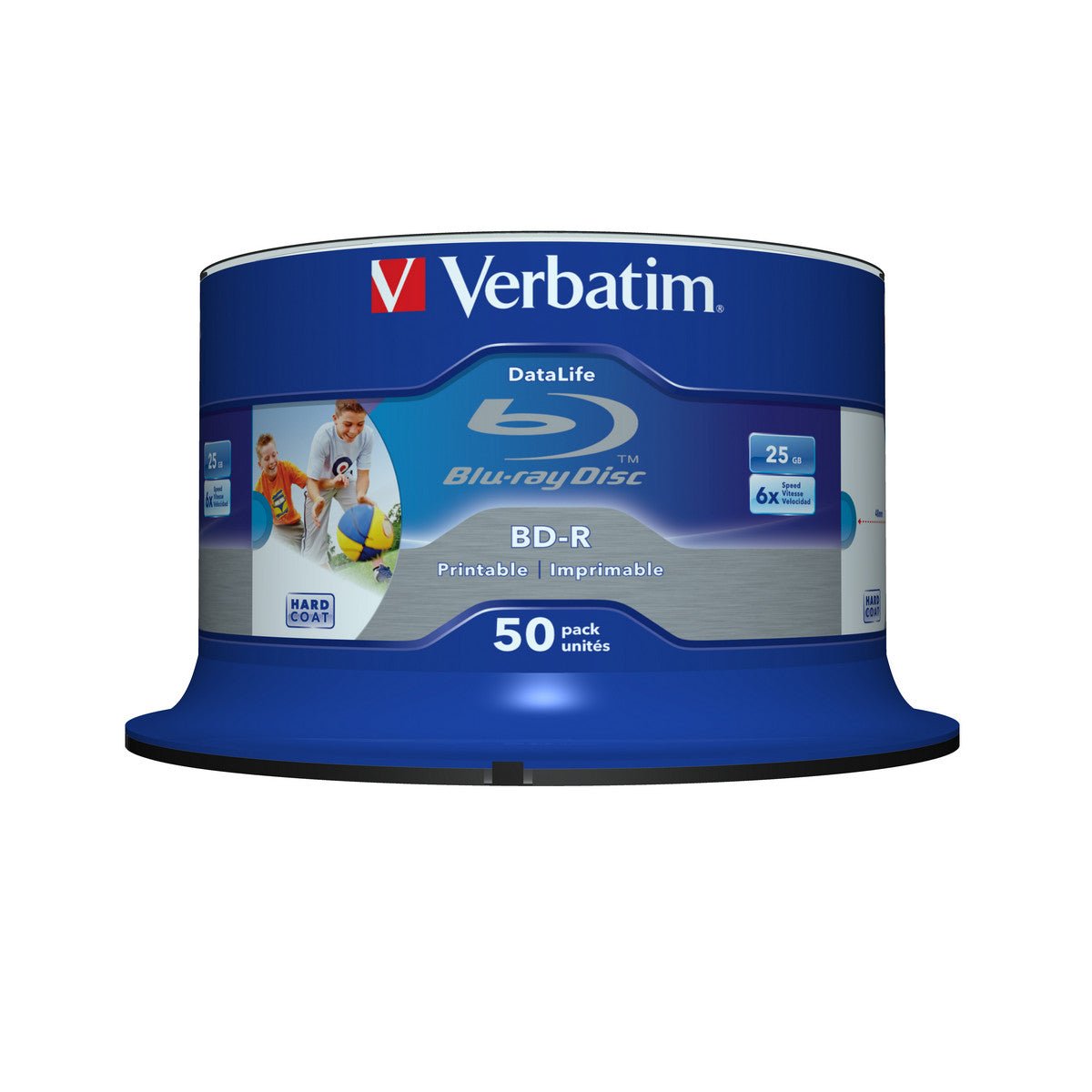 Verbatim 1 x 50 BD - R Blu - Ray - 25GB - 6x Speed - wide printable - trend - shop.deals