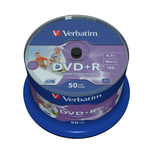 Verbatim 1 x 50 DVD+R - 4,7GB - 16x Speed - wide printable - trend - shop.deals