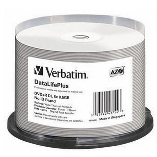Verbatim 1 x 50 DVD+R - 8,5GB - 8x Speed - Double Layer - thermal printable - trend - shop.deals