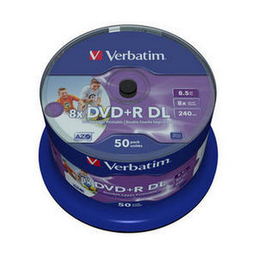 Verbatim 1 x 50 DVD+R - 8,5GB - 8x Speed - Double Layer - wide printable - trend - shop.deals