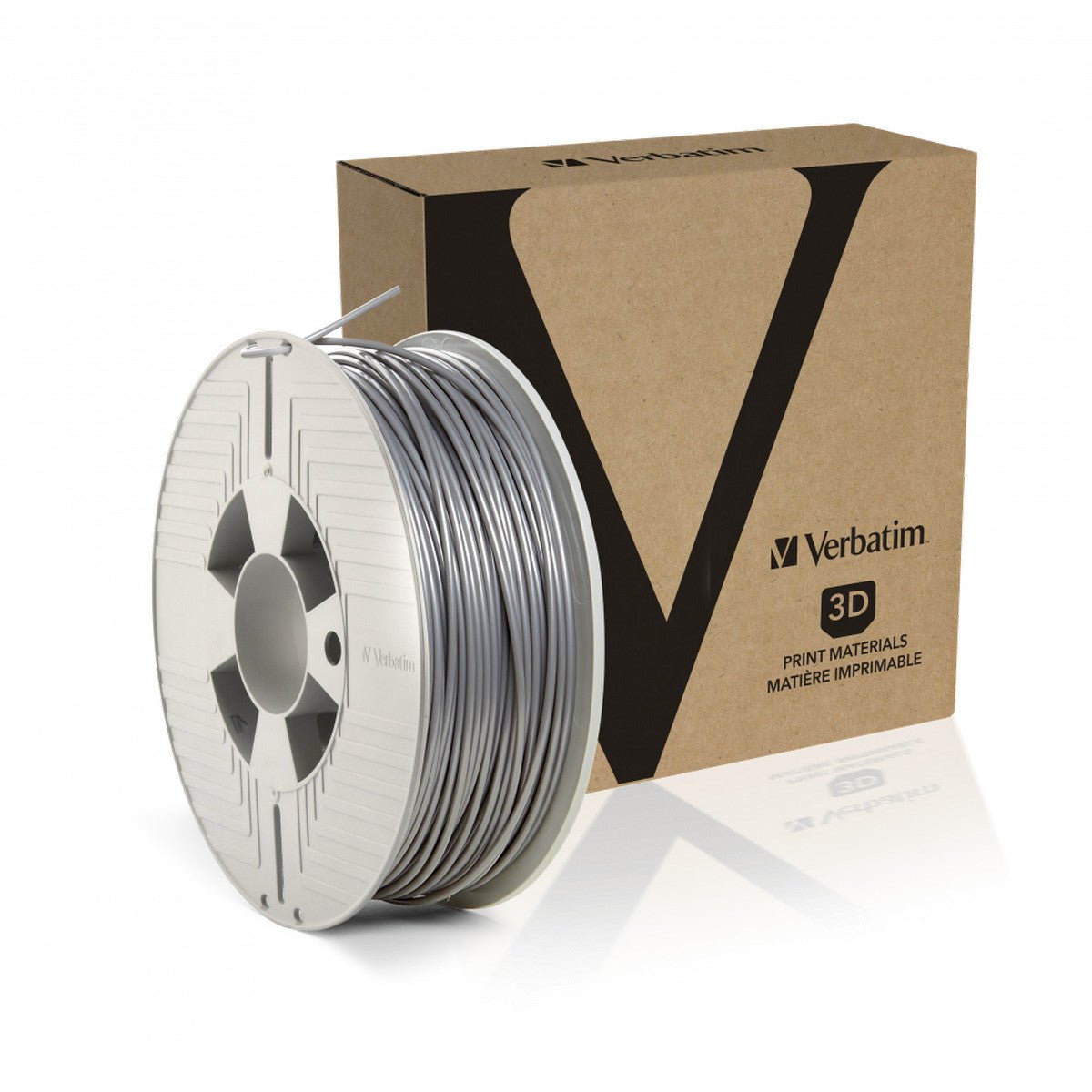 Verbatim 3D Drucker Filament - PLA - 2,85 mm - 1 kg - silber - trend - shop.deals