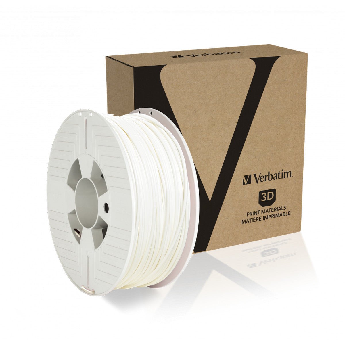 Verbatim 3D Drucker Filament - PLA - 2,85 mm - 1 kg - weiss - trend - shop.deals