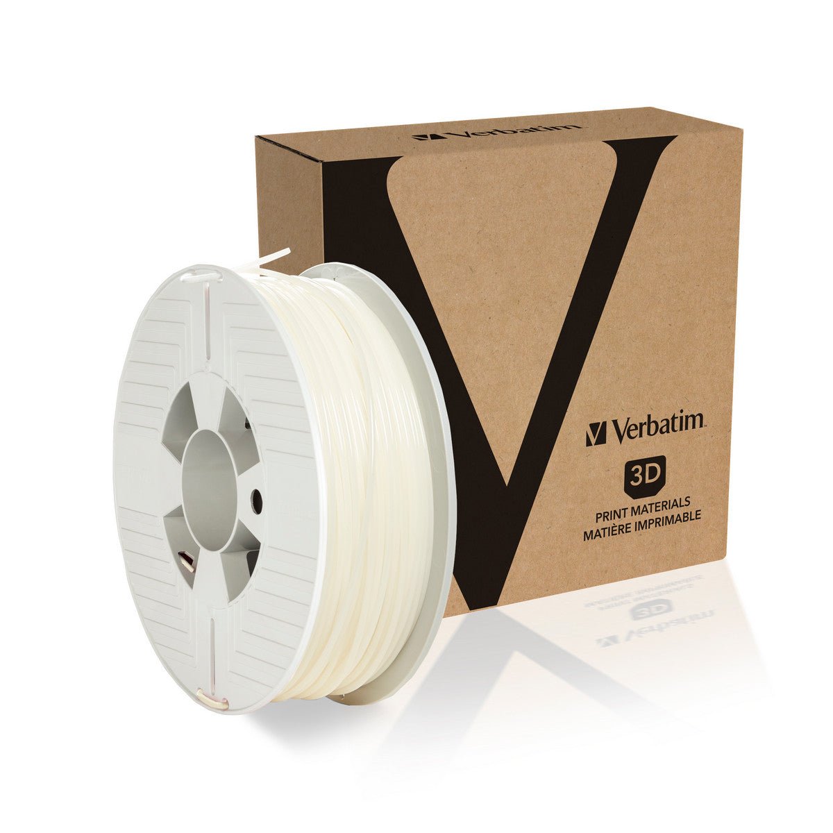 Verbatim 3D Drucker Filament - PP - 2,85 mm - 500 gramm - weiss - trend - shop.deals