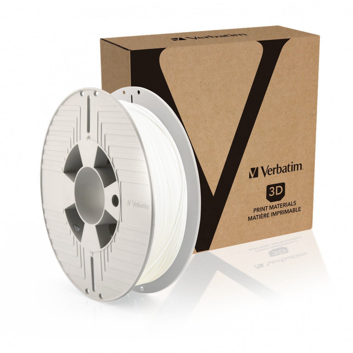 Verbatim 3D Drucker Filament - TPE - 1,75 - 500 gramm - weiss - trend - shop.deals
