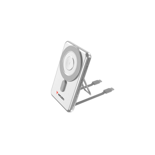 Verbatim Charge 'n' Go 2C Power Bank - 5.000 mAh - magnetisch - inkl. 2 Kabel - silber - trend - shop.deals