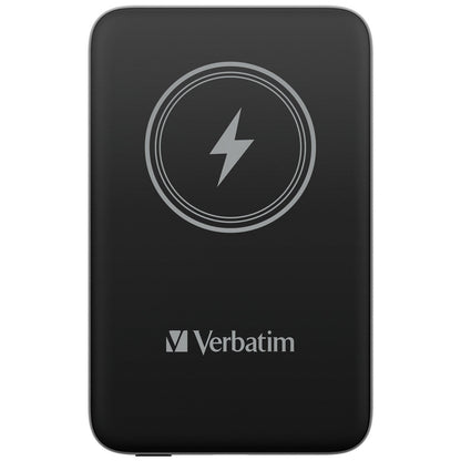 Verbatim Charge 'n' Go Power Bank - 10.000 mAh - magnetisch - wireless - schwarz - trend - shop.deals