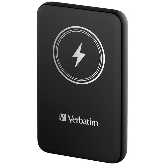 Verbatim Charge 'n' Go Power Bank - 10.000 mAh - magnetisch - wireless - schwarz - trend - shop.deals