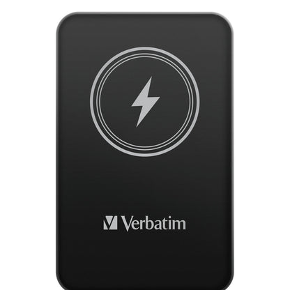 Verbatim Charge 'n' Go Power Bank - 5.000 mAh - magnetisch - wireless - schwarz - trend - shop.deals