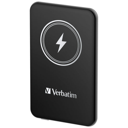 Verbatim Charge 'n' Go Power Bank - 5.000 mAh - magnetisch - wireless - schwarz - trend - shop.deals