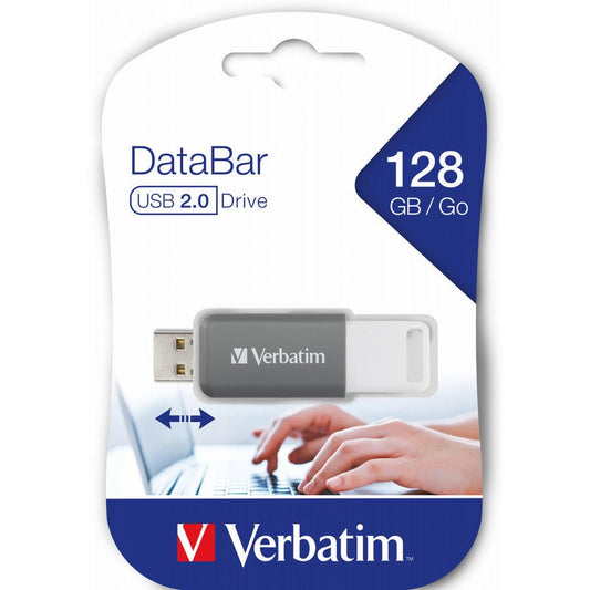 Verbatim DataBar - USB 2.0 - 128GB - Grey - trend - shop.deals