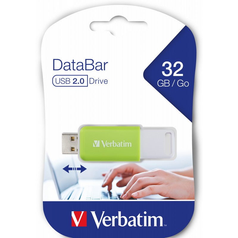 Verbatim DataBar - USB 2.0 - 32GB - Green - trend - shop.deals
