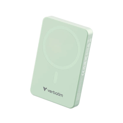Verbatim Essential Power Bank - 10.000 mAh - magnetisch - wireless - grün - trend - shop.deals