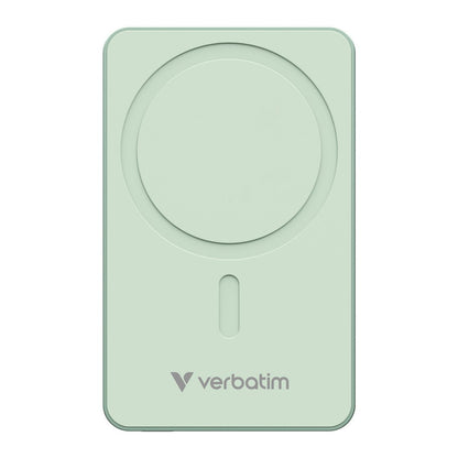 Verbatim Essential Power Bank - 10.000 mAh - magnetisch - wireless - grün - trend - shop.deals