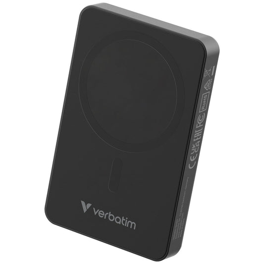 Verbatim Essential Power Bank - 10.000 mAh - magnetisch - wireless - schwarz - trend - shop.deals