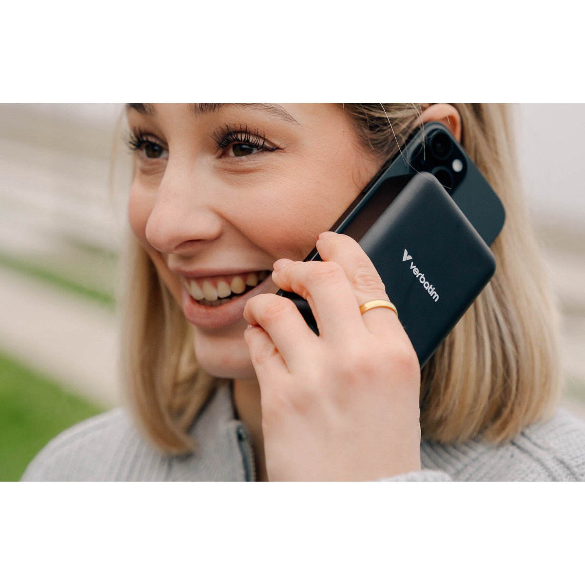 Verbatim Essential Power Bank - 20.000 mAh - magnetisch - wireless - schwarz - trend - shop.deals