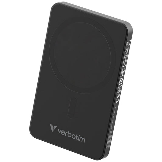 Verbatim Essential Power Bank - 5.000 mAh - magnetisch - wireless - schwarz - trend - shop.deals