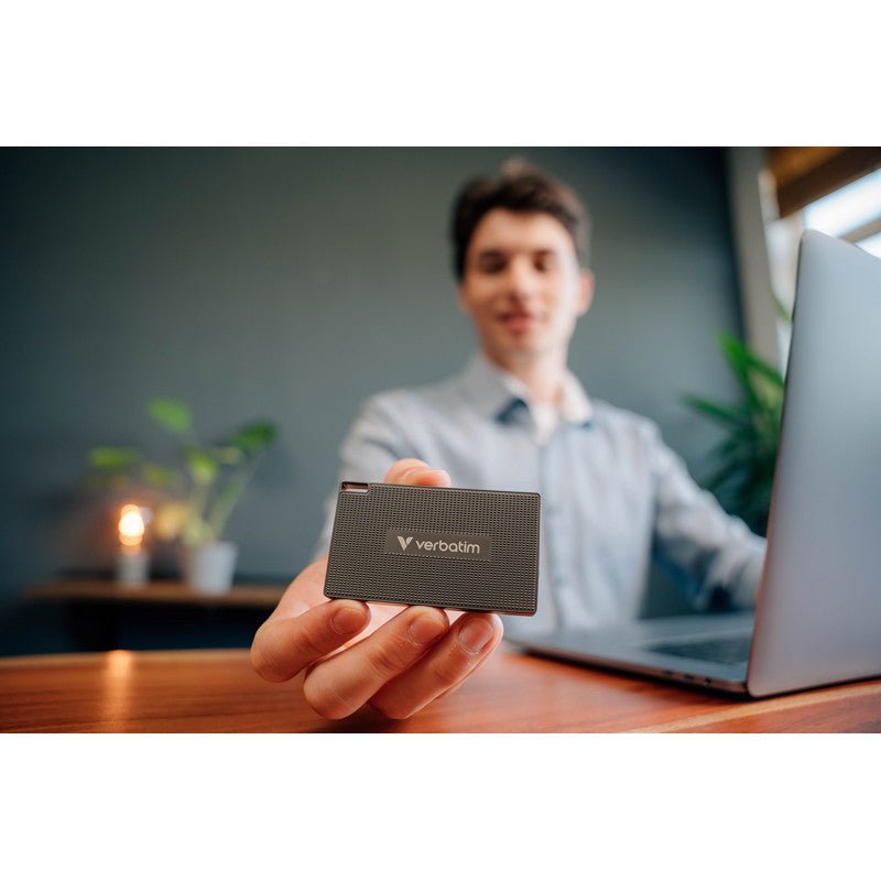 Verbatim - Metal Mini SSD - USB 3.2 Gen. 2 - USB - C - 512GB - trend - shop.deals