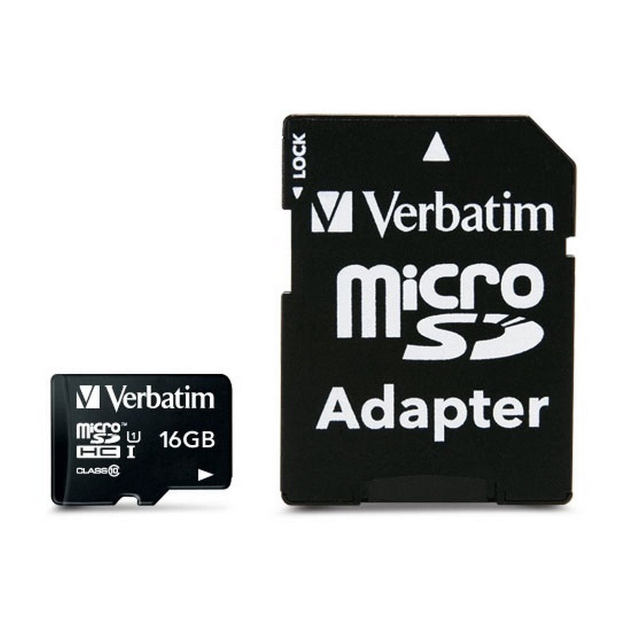 Verbatim micro SDHC Karte - 16GB - Class 10 - UHS - I incl. Adapter - trend - shop.deals