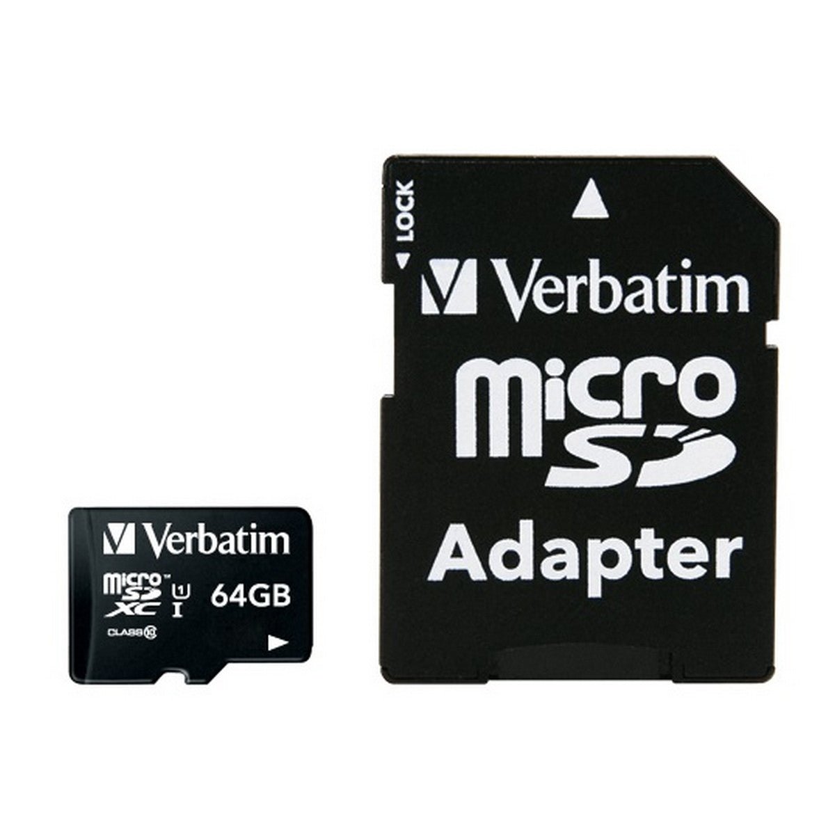 Verbatim micro SDXC Karte - 64GB - Class 10 - UHS - I incl. Adapter - trend - shop.deals