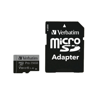 Verbatim micro SDXC Karte Pro - 256GB - Class 10 - UHS - I incl. Adapter - trend - shop.deals