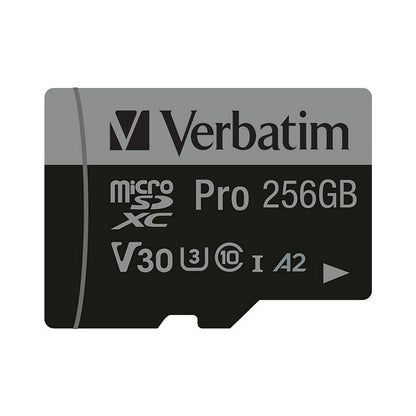 Verbatim micro SDXC Karte Pro - 256GB - Class 10 - UHS - I incl. Adapter - trend - shop.deals