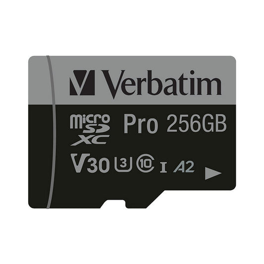 Verbatim micro SDXC Karte Pro - 256GB - Class 10 - UHS - I incl. Adapter - trend - shop.deals