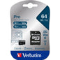 Verbatim micro SDXC Karte Pro - 64GB - Class 10 - UHS - I incl. Adapter - trend - shop.deals