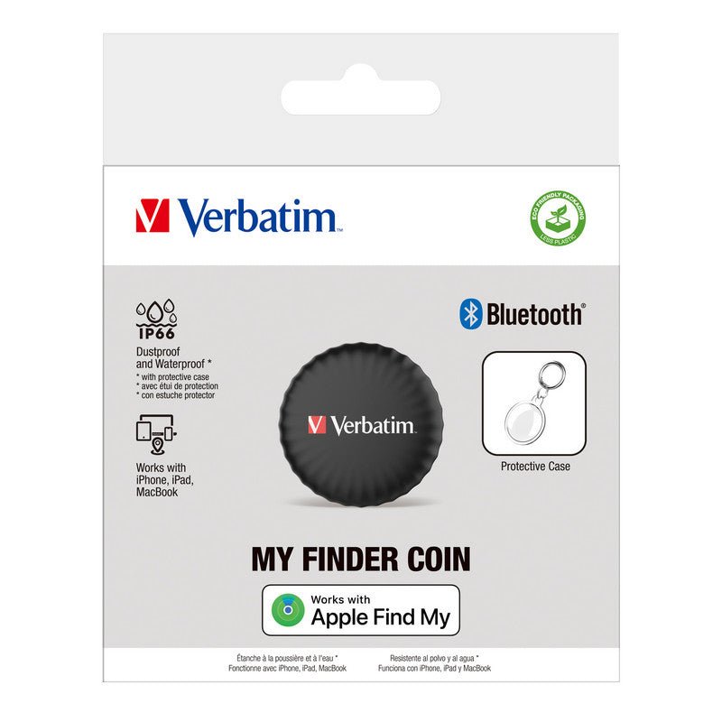 Verbatim My Finder Coin - Bluetooth Item Finder - schwarz - trend - shop.deals