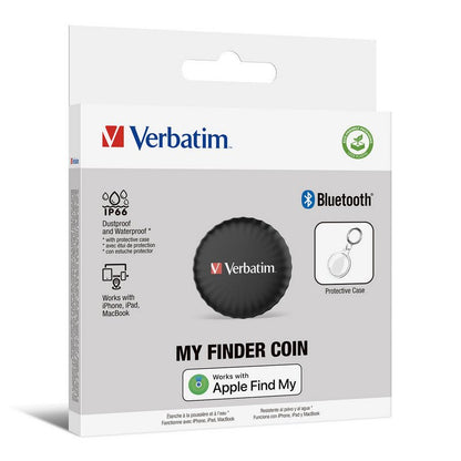 Verbatim My Finder Coin - Bluetooth Item Finder - schwarz - trend - shop.deals