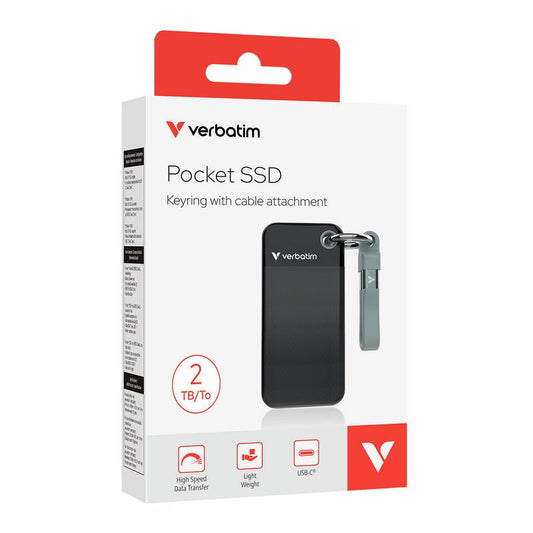 Verbatim - Pocket SSD - USB 3.2 Gen. 2 - USB - C - 2TB - trend - shop.deals