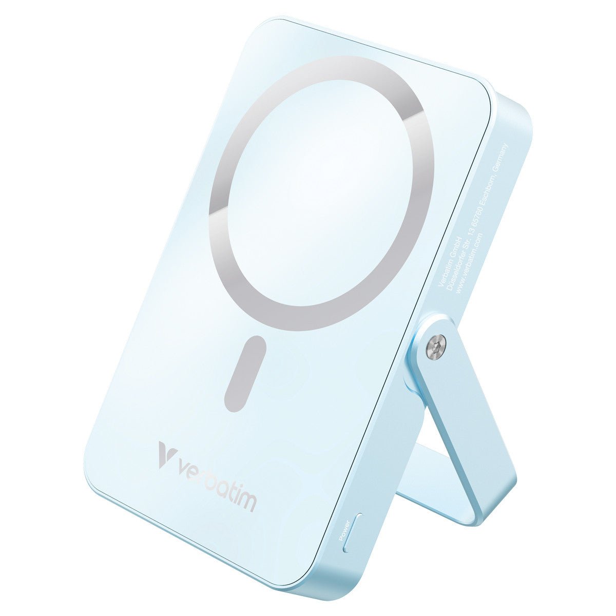 Verbatim Power Bank - 10.000 mAh - magnetisch - wireless - blau - trend - shop.deals