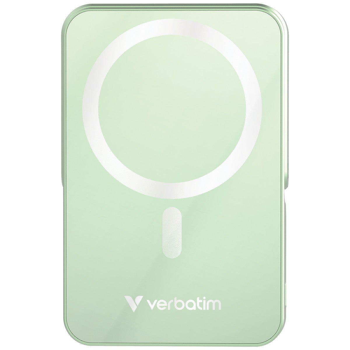 Verbatim Power Bank - 10.000 mAh - magnetisch - wireless - grün - trend - shop.deals