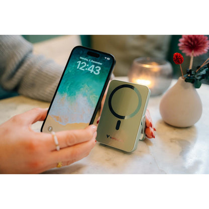 Verbatim Power Bank - 10.000 mAh - magnetisch - wireless - pink - trend - shop.deals