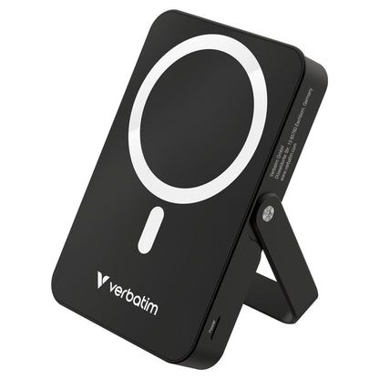 Verbatim Power Bank - 10.000 mAh - magnetisch - wireless - schwarz - trend - shop.deals