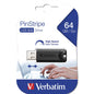 Verbatim Store n Go - 64GB - Pinstripe - USB 3.0 - black - trend - shop.deals