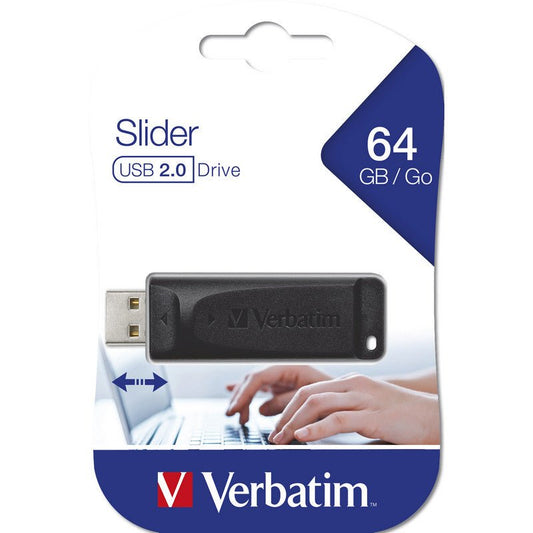 Verbatim Store n Go Slider - 64GB - USB 2.0 - trend - shop.deals